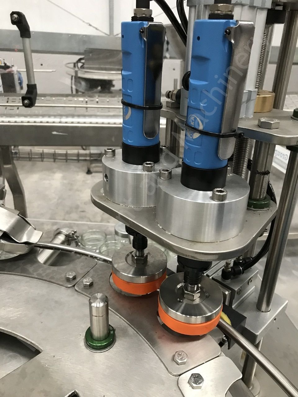 20Station Sezmak SEZ Rotary Cheese Cube Glass Jar Filling Line